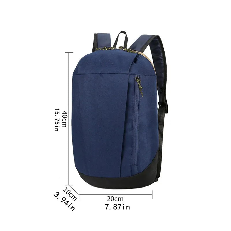 Nylon Nomad: Durable Unisex Backpack